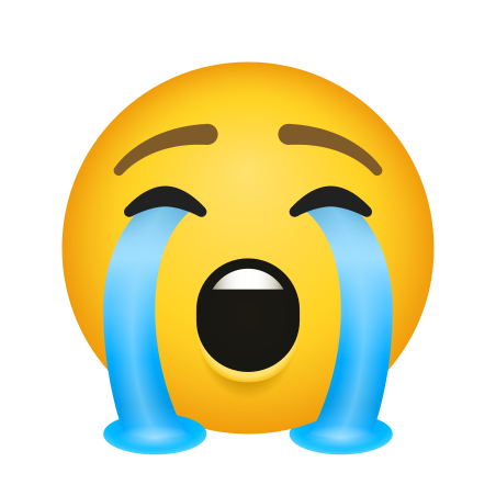 Loudly Crying Face Icon Lade Png Und Vektor Kostenlos Herunter