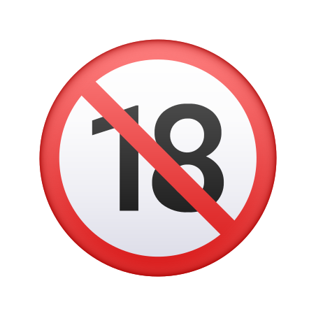 No One Under Eighteen Emoji Icon