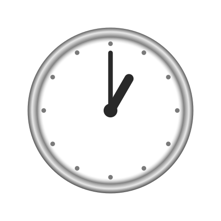 One O Clock Icon Free Download Png And Vector