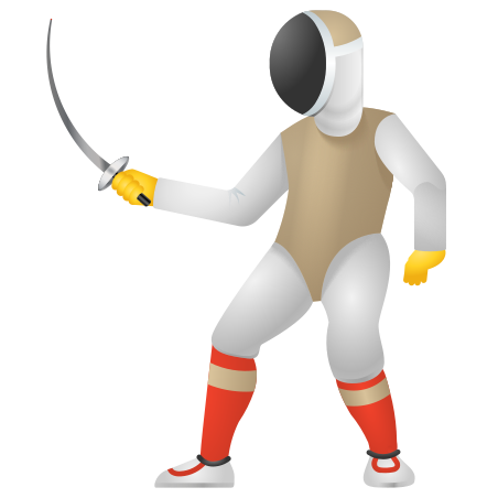 Person Fencing icon in Emoji Style