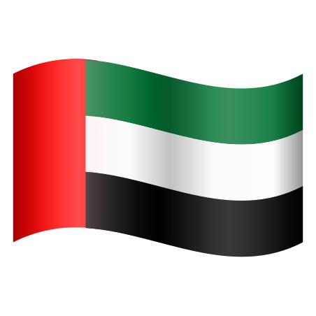 United Arab Emirates Icon In Emoji Style