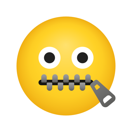 Zipper Mouth Face Icon Free Download Png And Vector