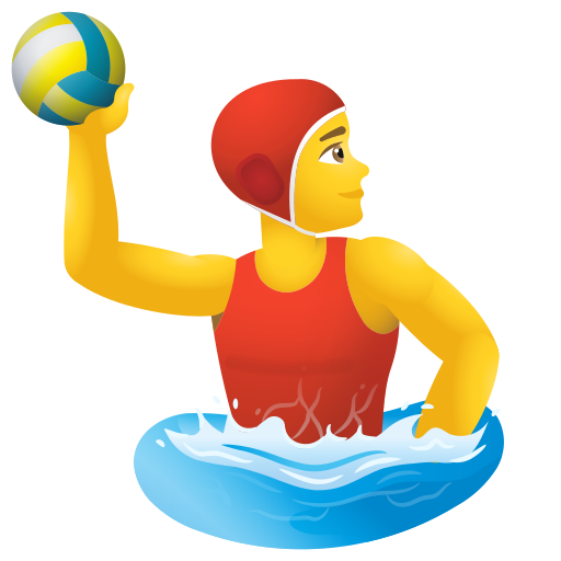 Man Playing Water Polo icon in Emoji Style