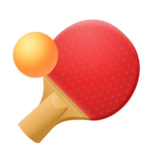 Ping Pong icon in Emoji Style