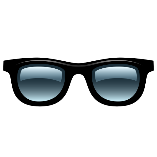 Icône Sunglasses dans le style Émoticône