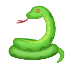 Snake icon in Emoji Style