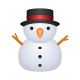 snowman without-snow icon