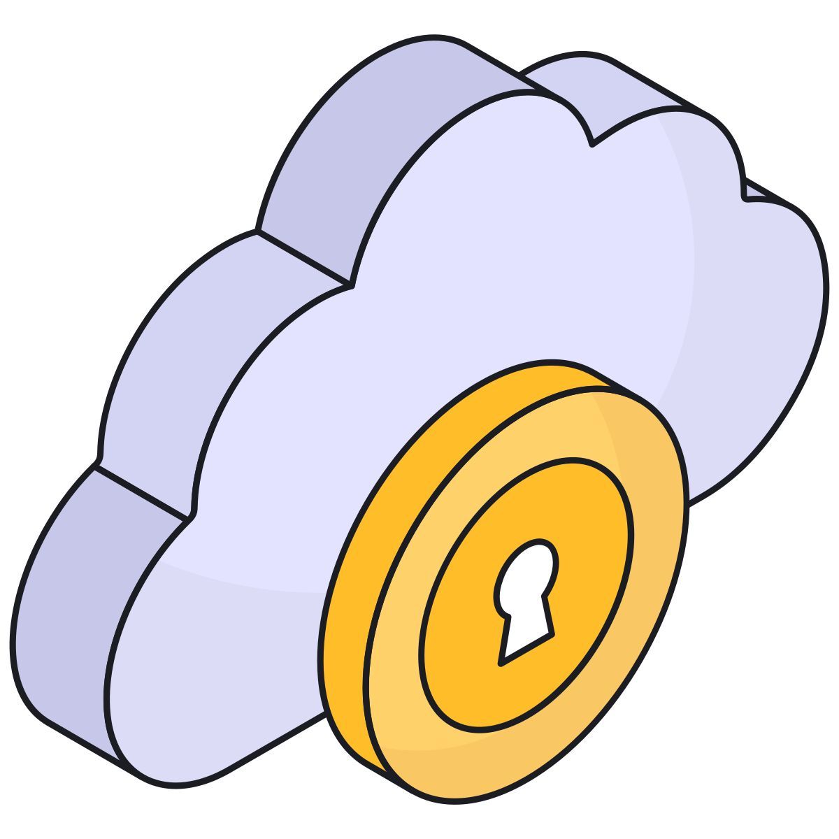 cloud lock icon