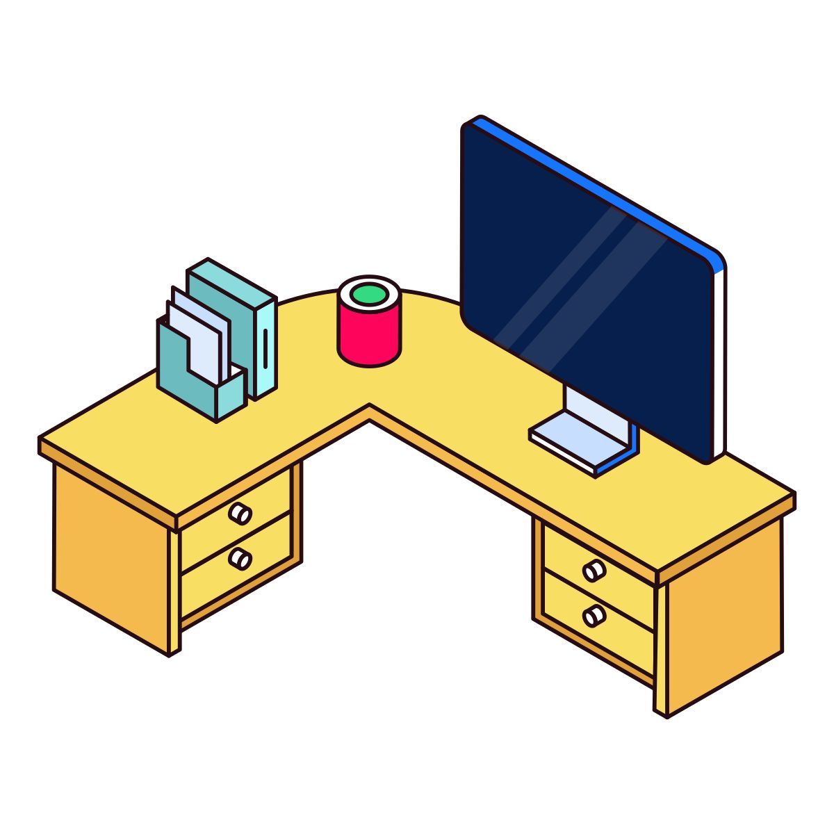 従業員デスク icon