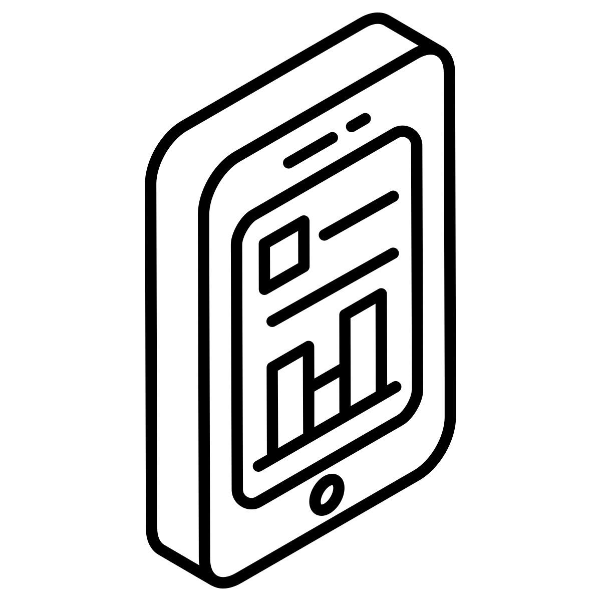 análisis móvil icon