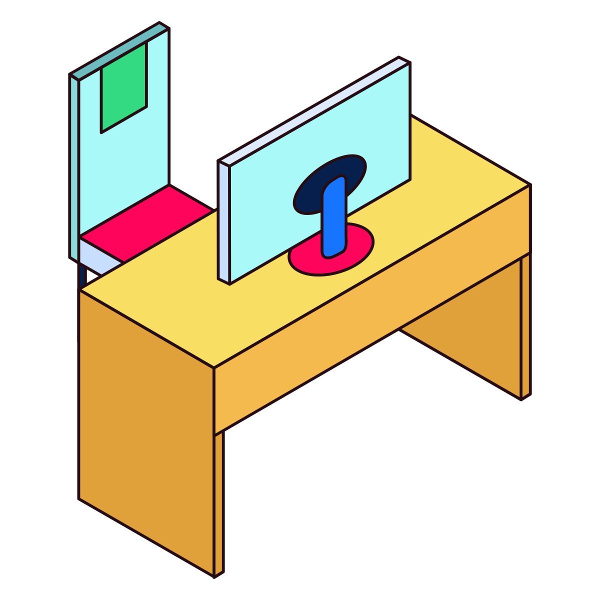 Mesa de escritório icon