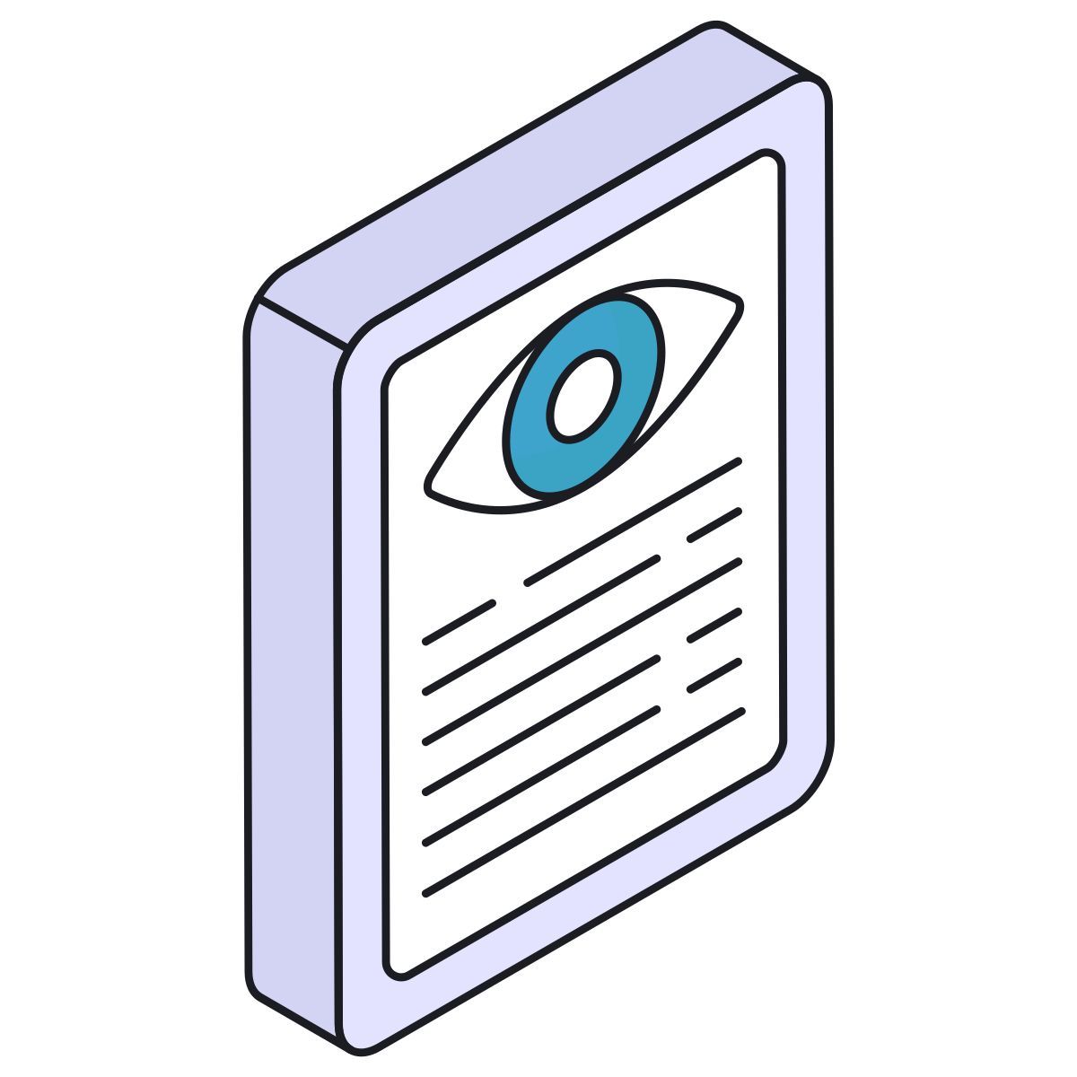 paper monitoring icon