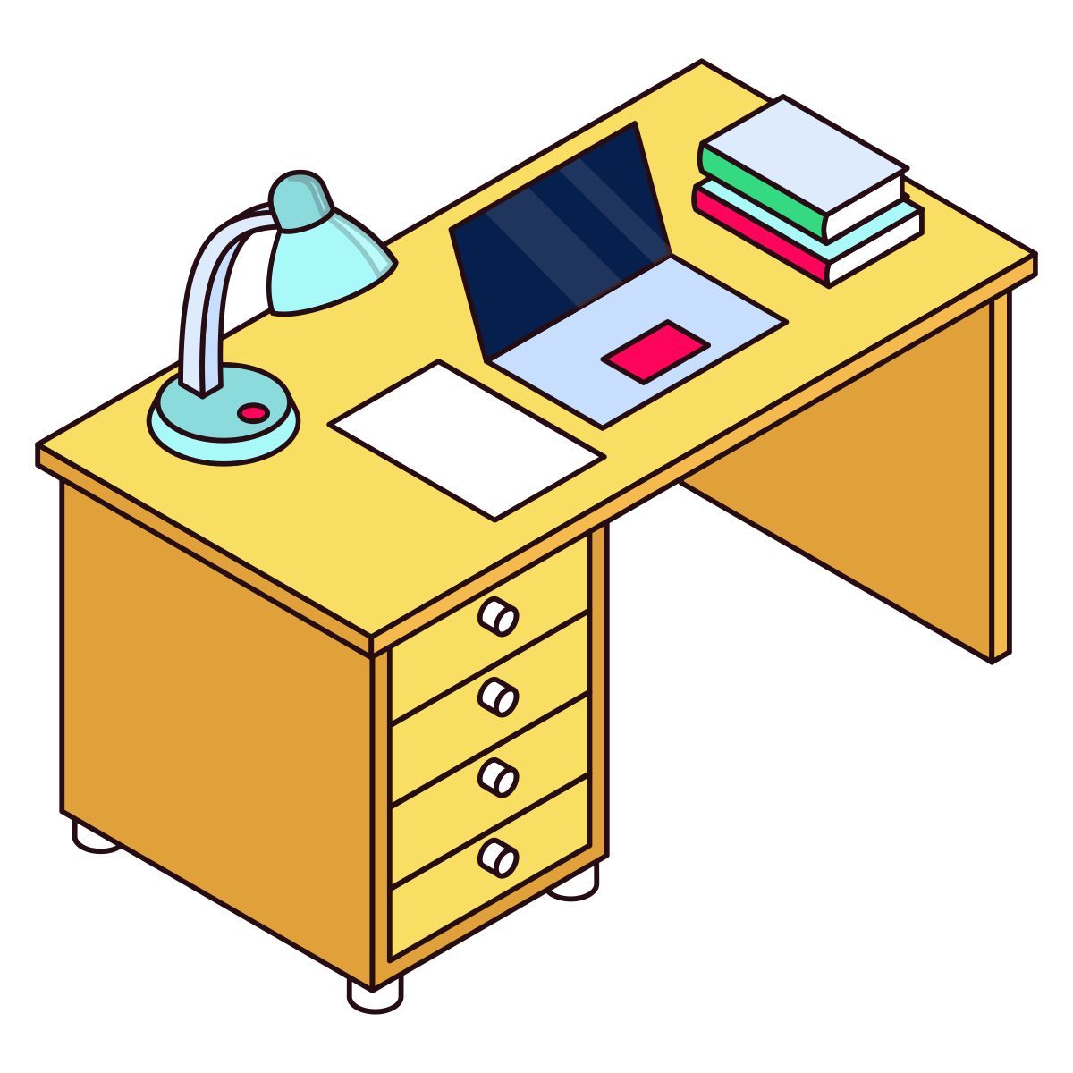 mesa de estudo icon