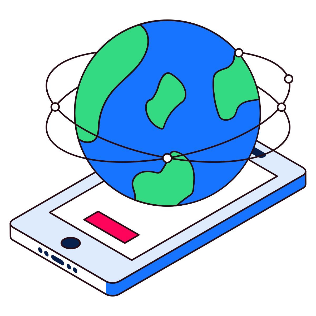 Redes de realidad virtual icon