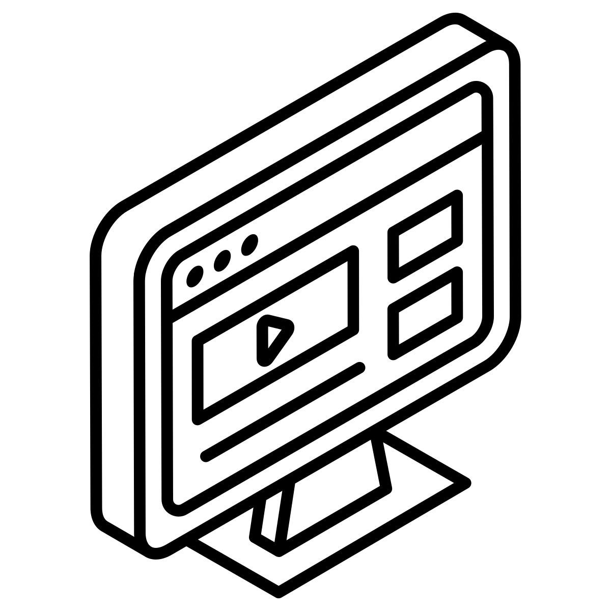 contenu vidéo icon