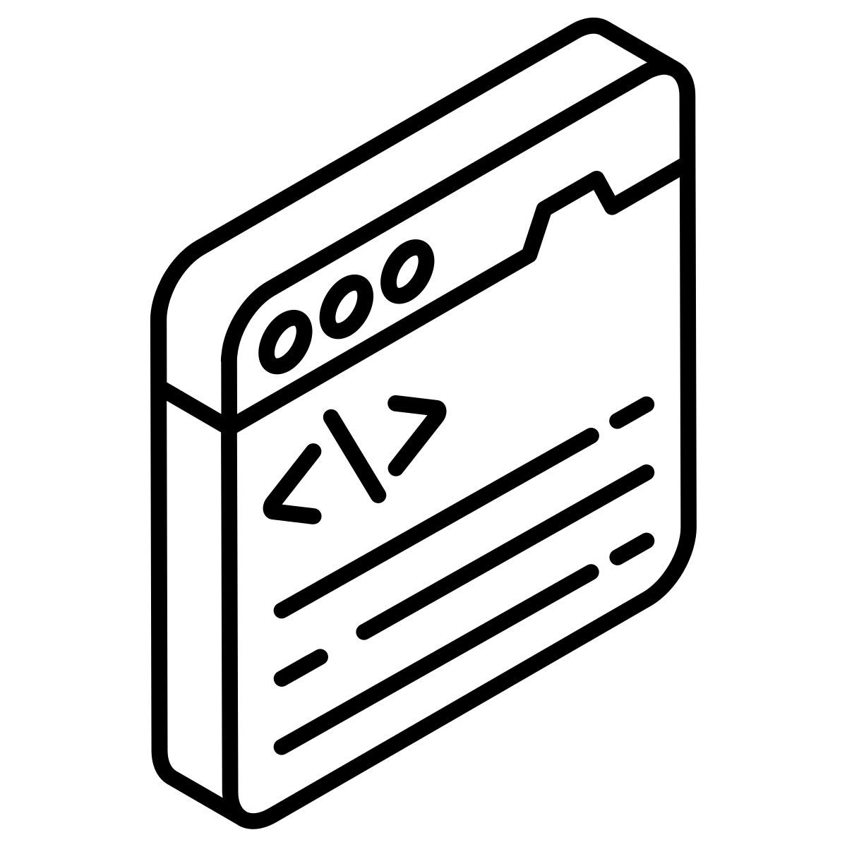 web coding icon