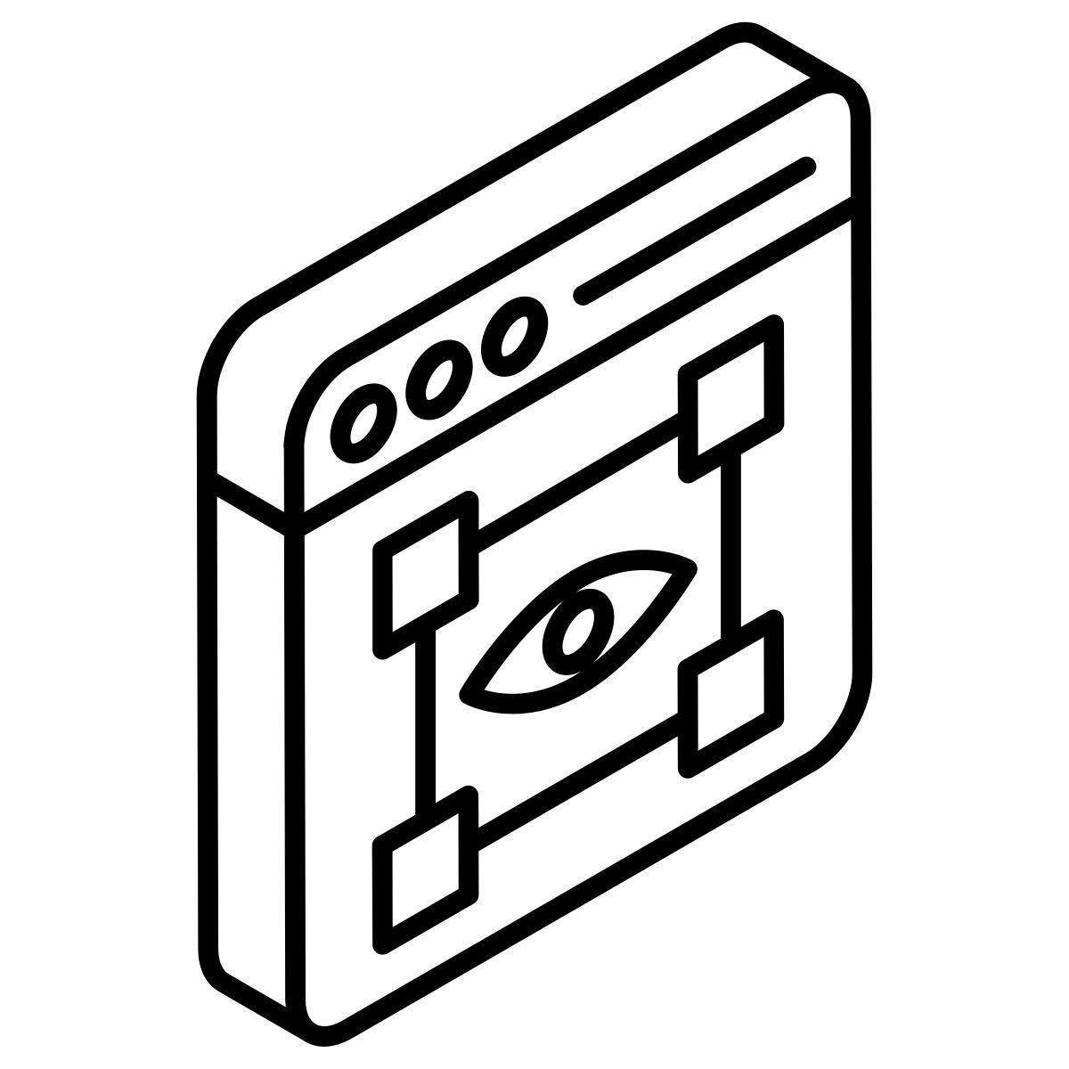web monitoring icon
