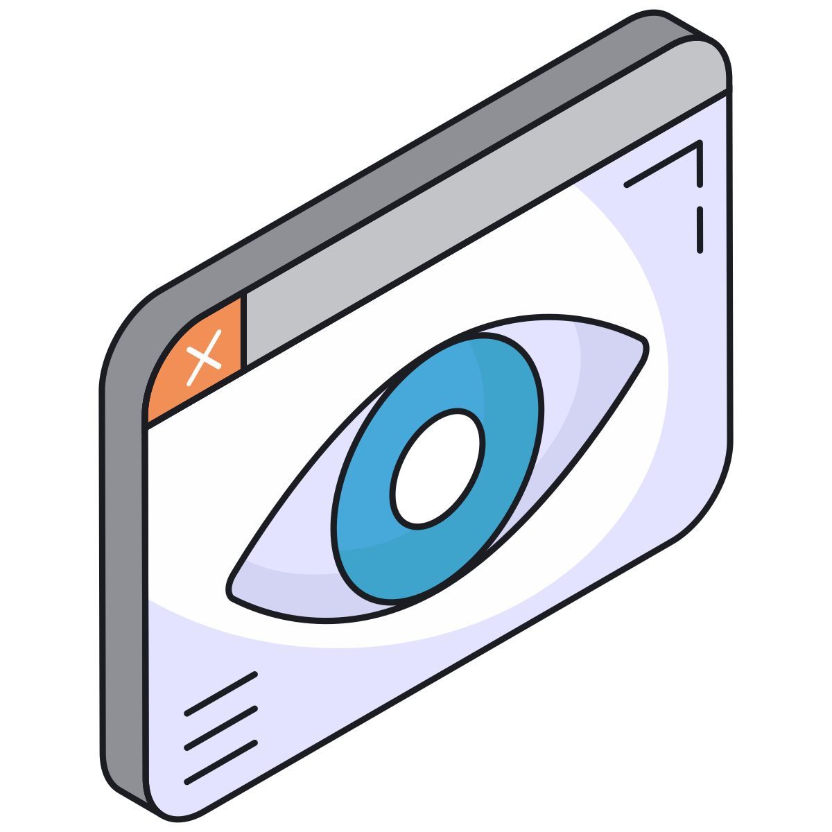 web monitoring icon