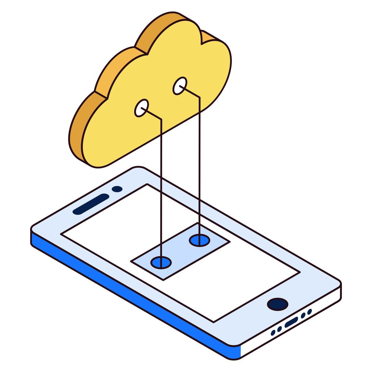 wireless cloud icon