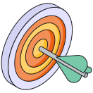 external Target-seo-and-marketing-3d-design-circle icon