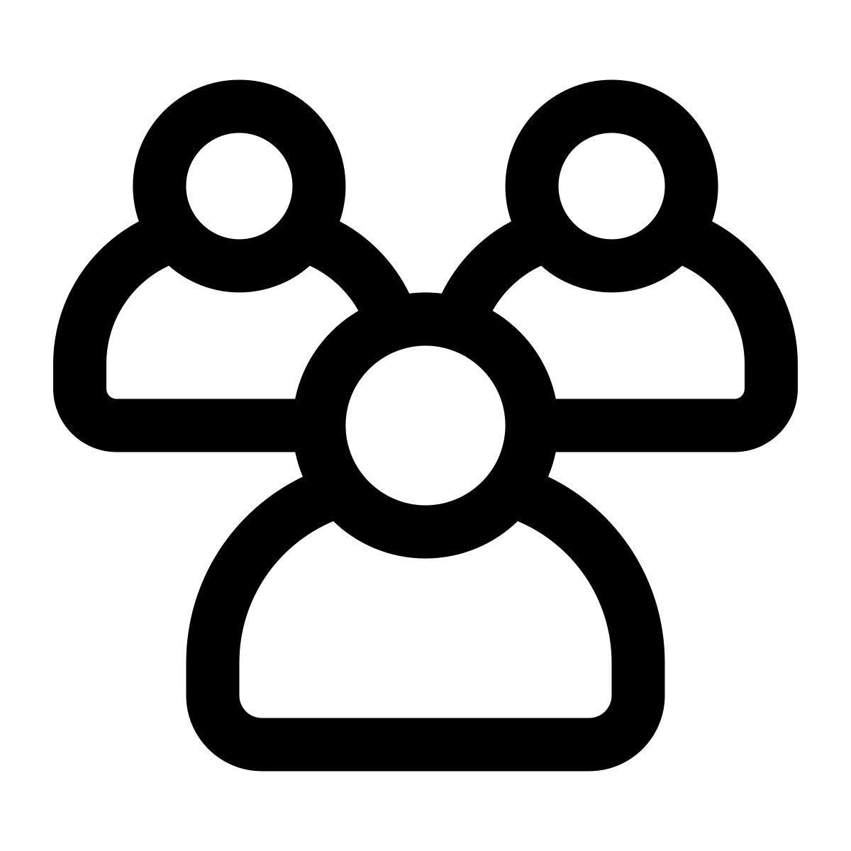 选择的集团前景 icon