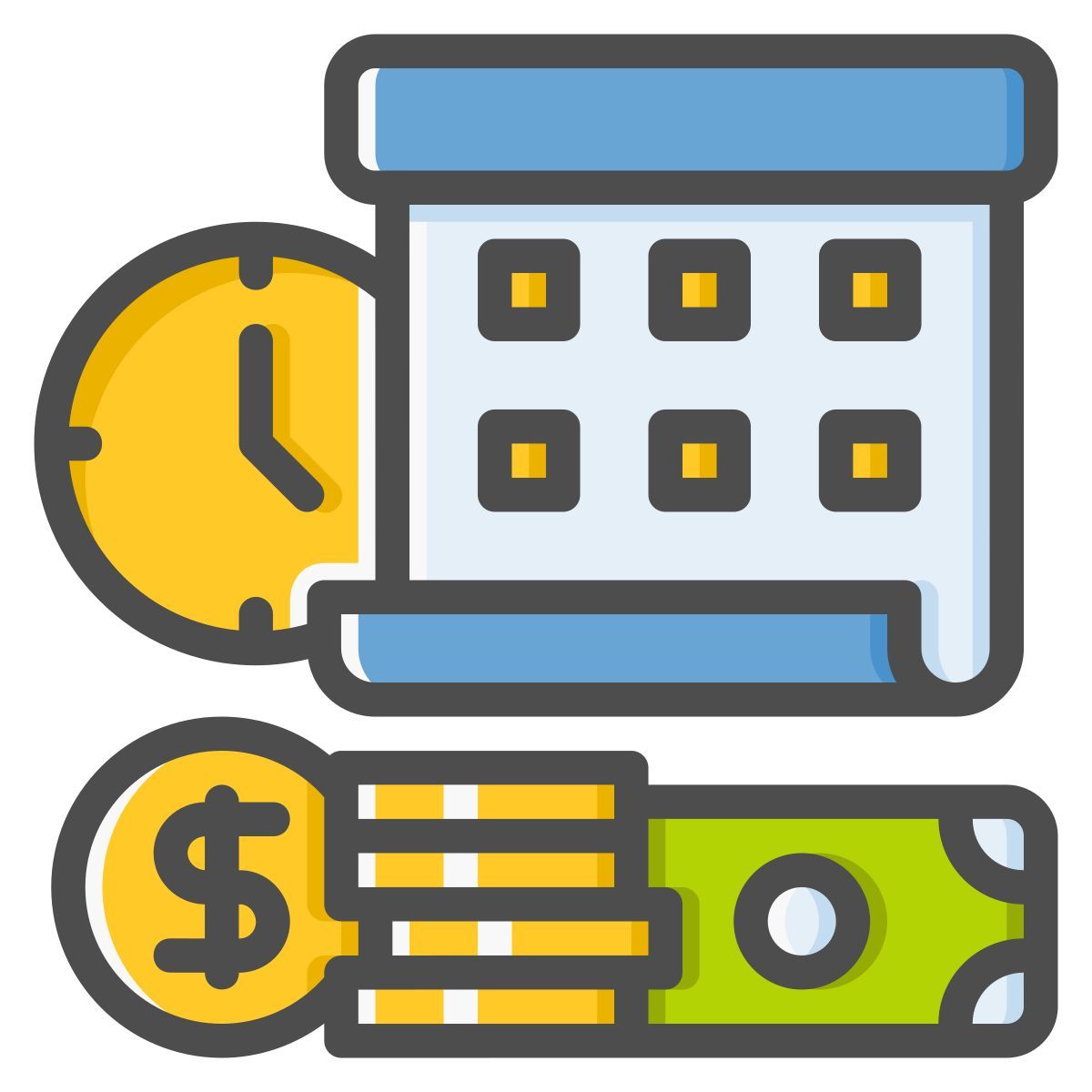 time is money icon