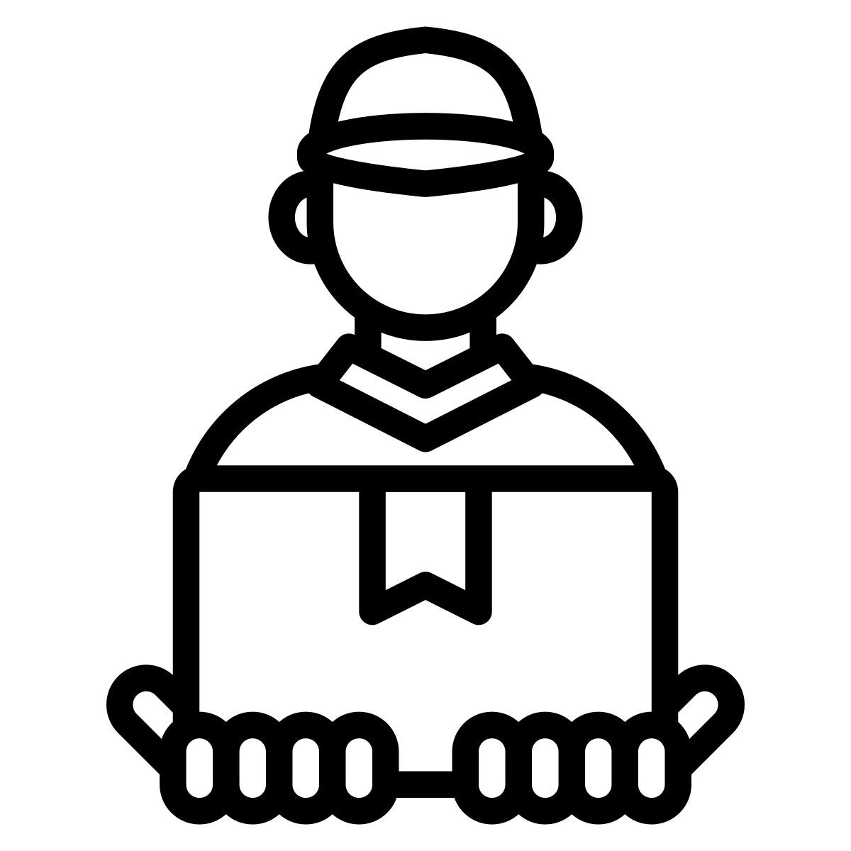 delivery man icon