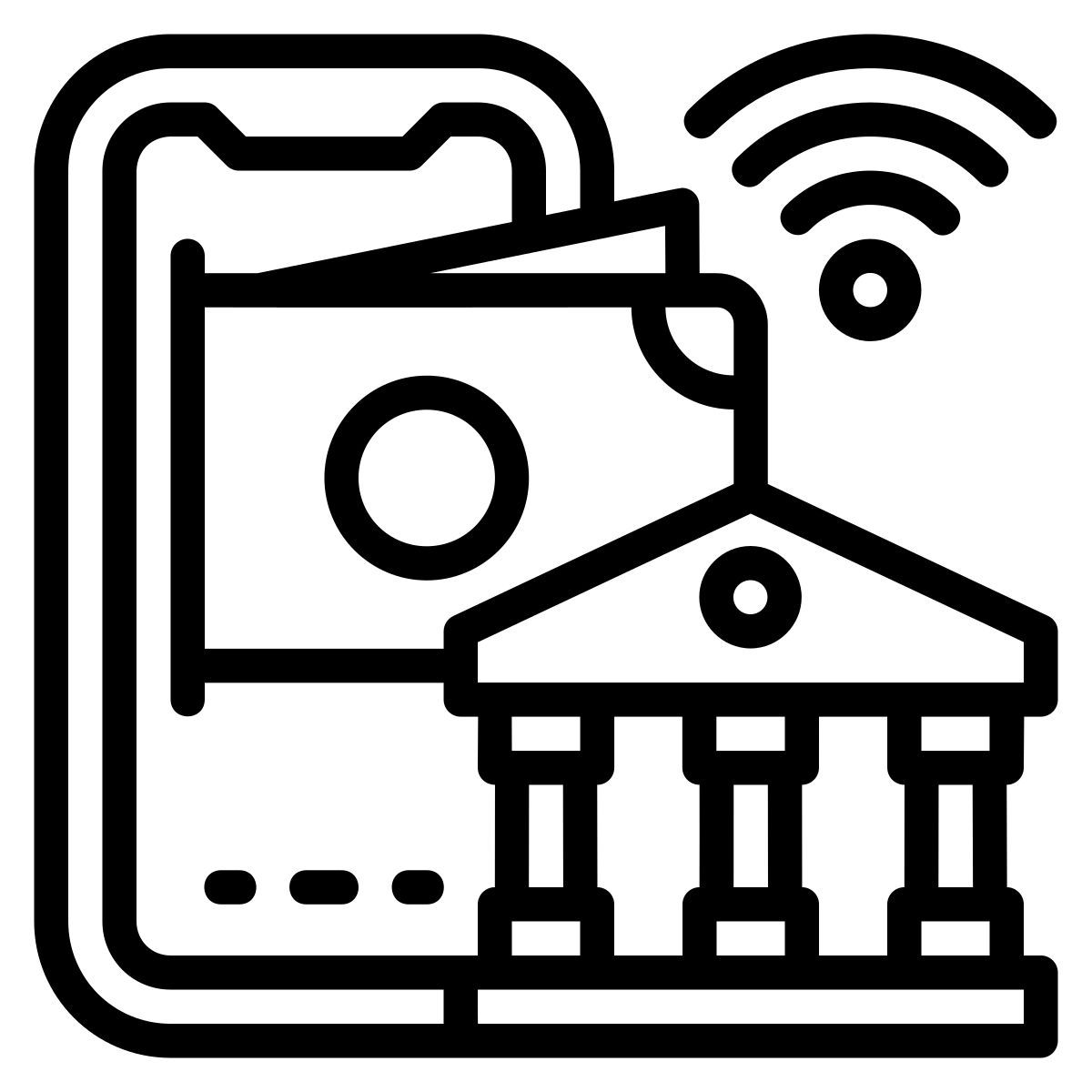 mobile banking icon