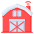 external barn-smart-farm-aficons-studio-flat-aficons-studio icon