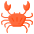external crab-allergenic-food-aficons-studio-flat-aficons-studio icon