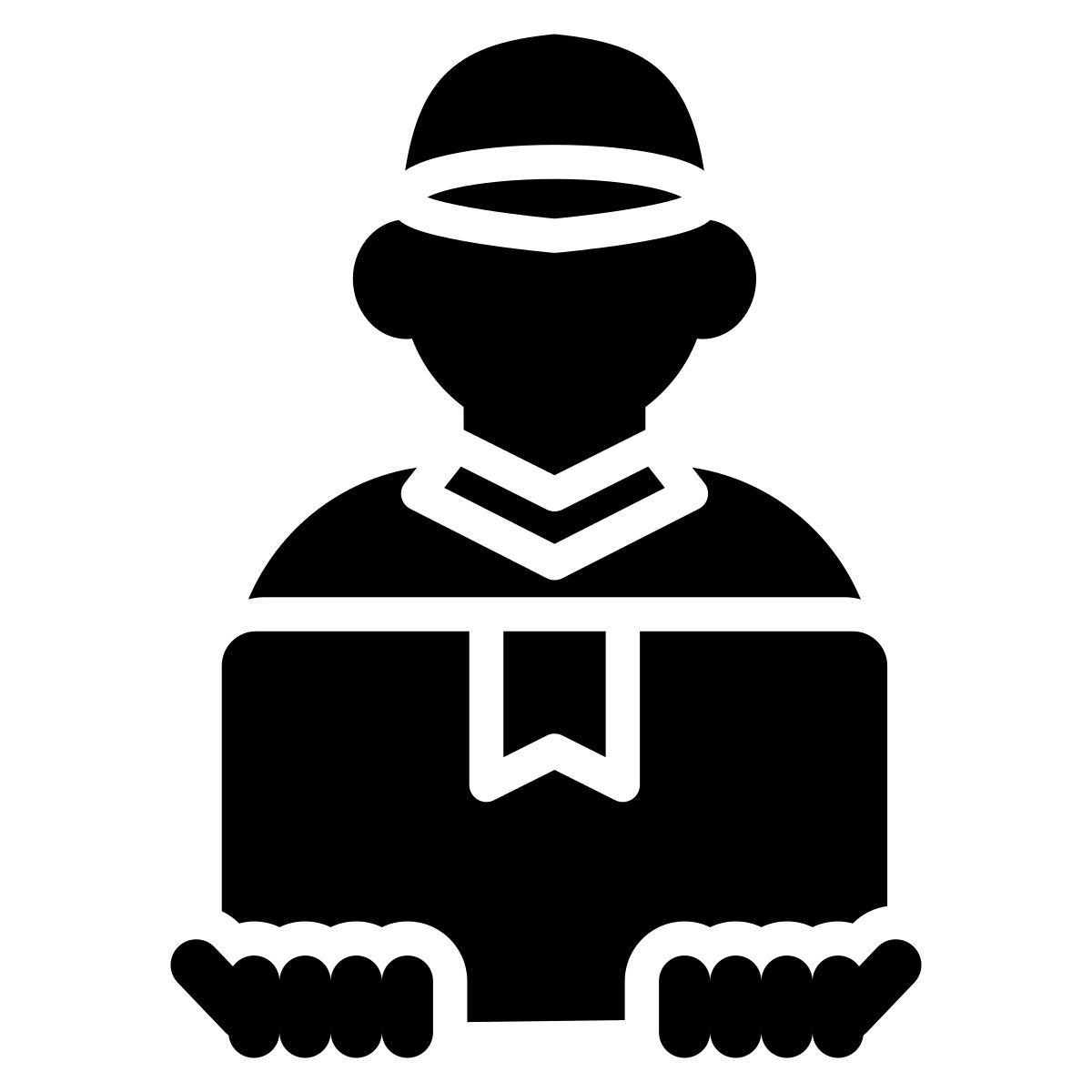 delivery man icon