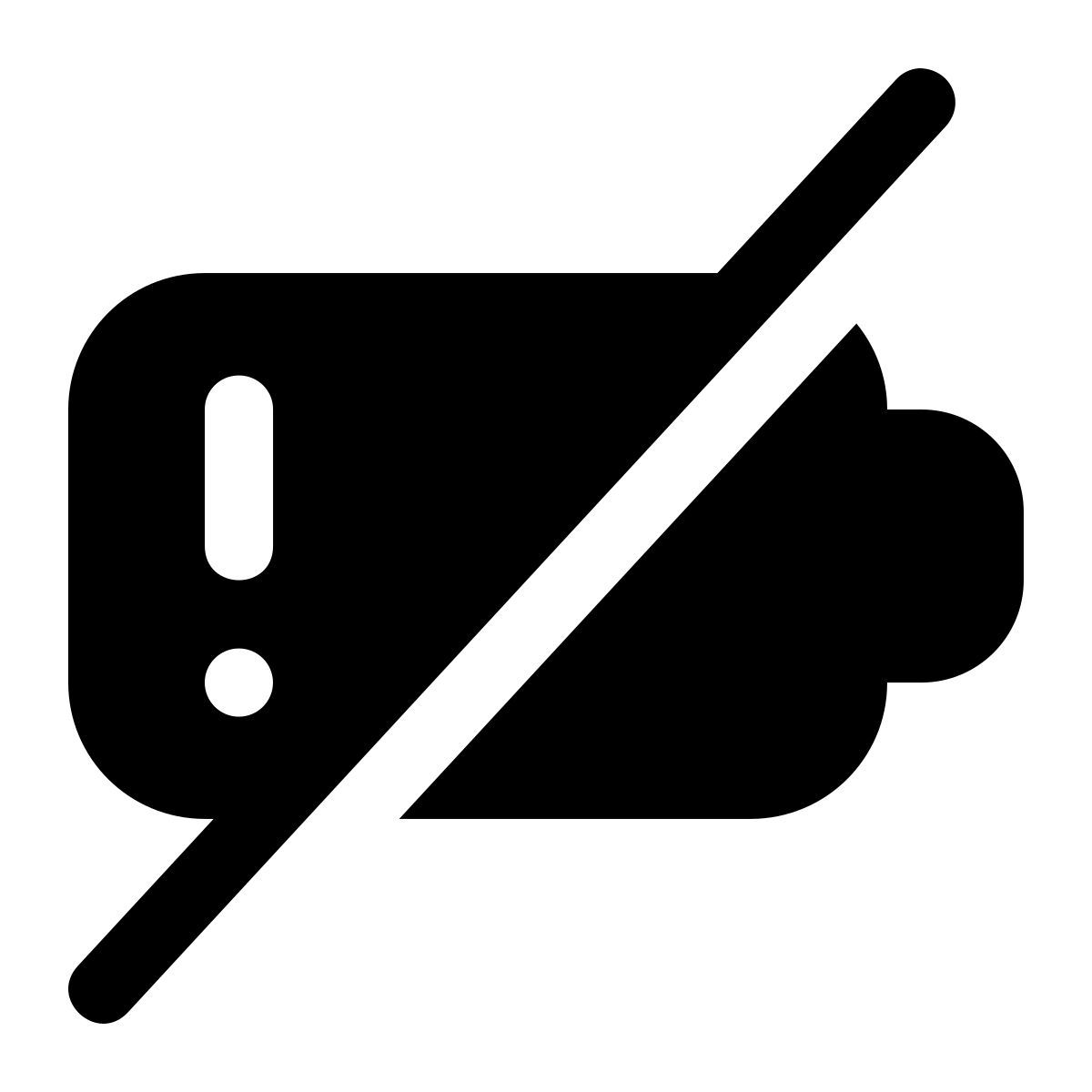 empty battery icon