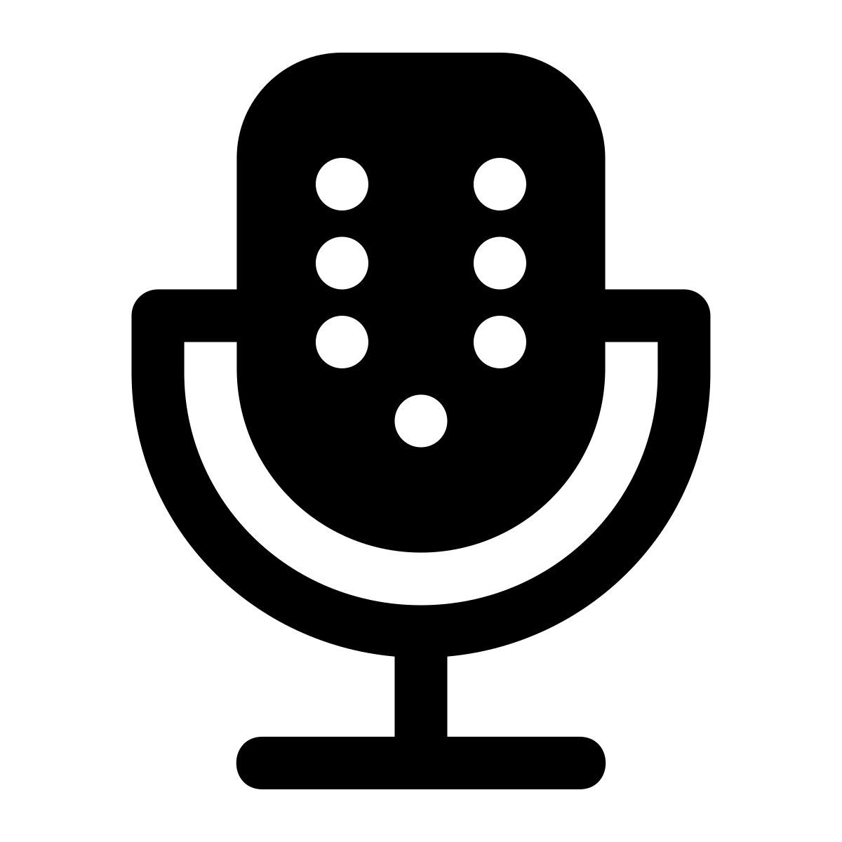 마이크로폰 icon