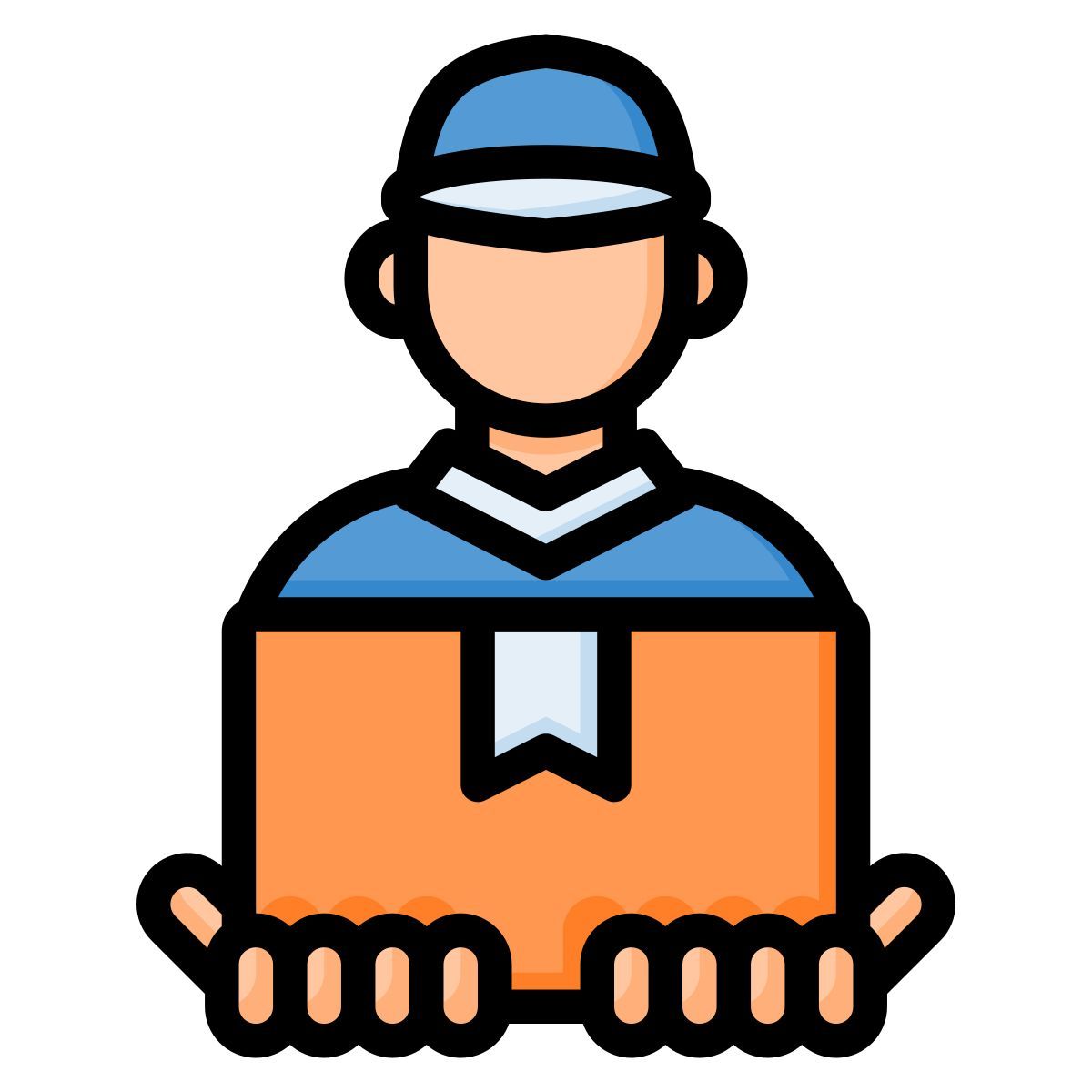 delivery man icon
