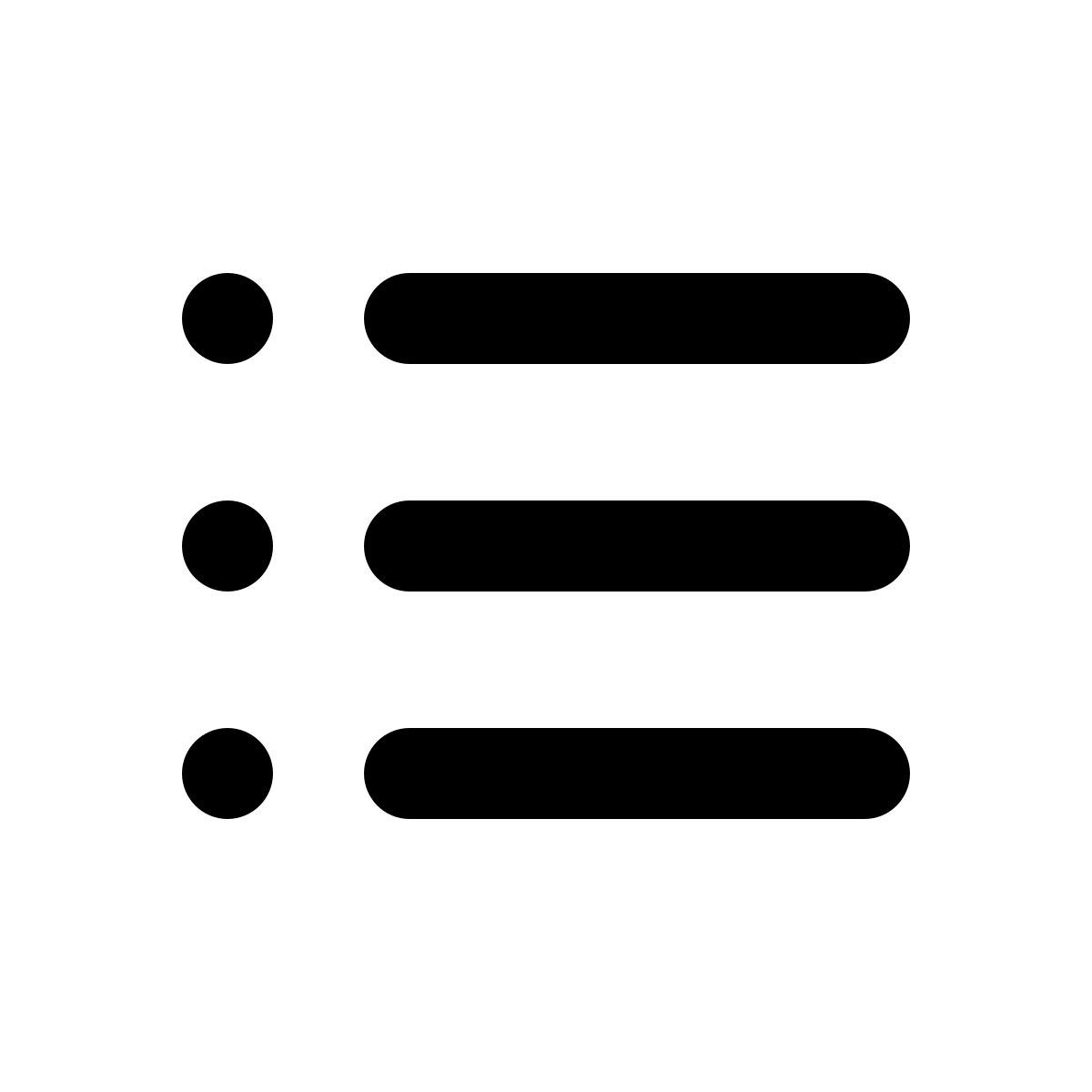 list icon