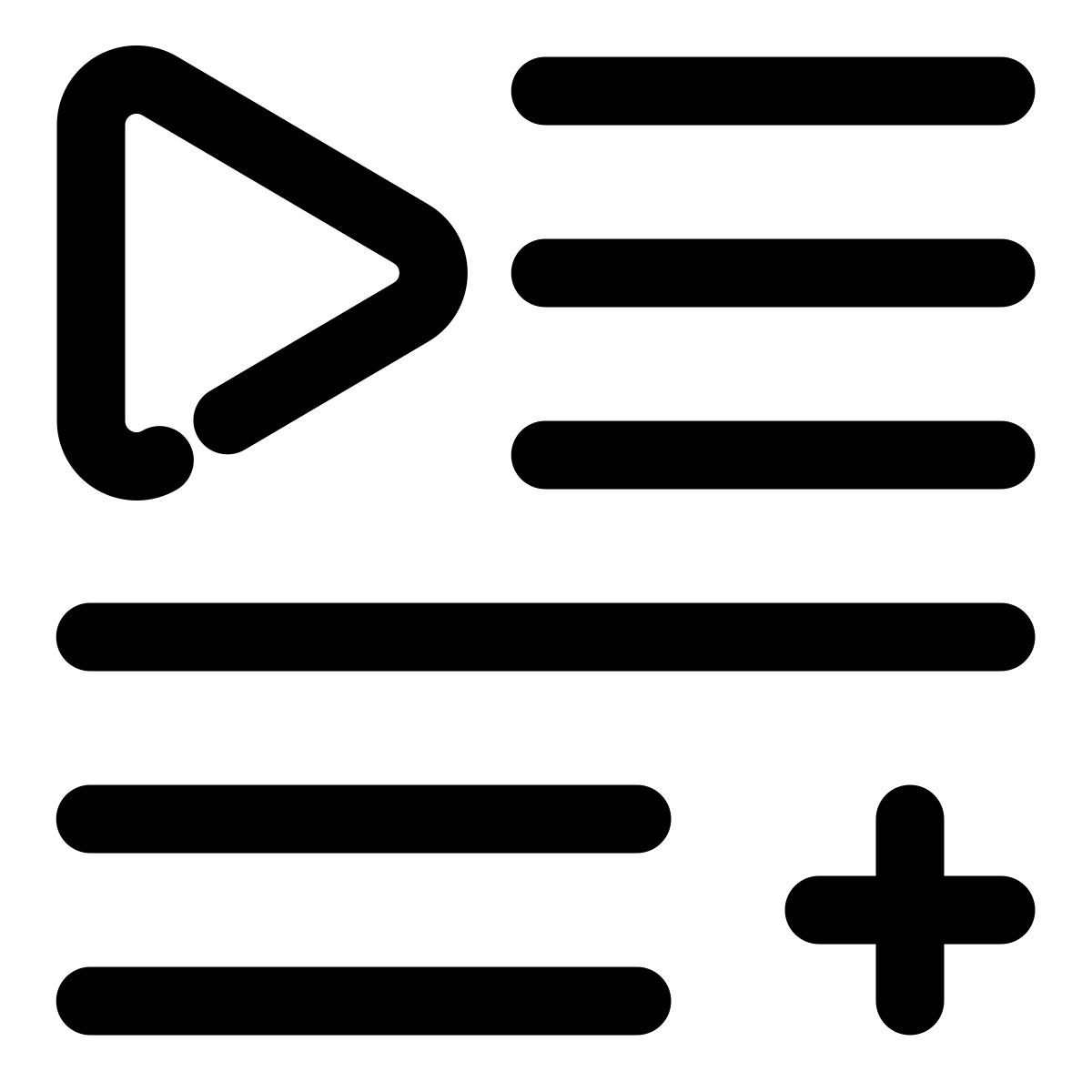 add playlist icon