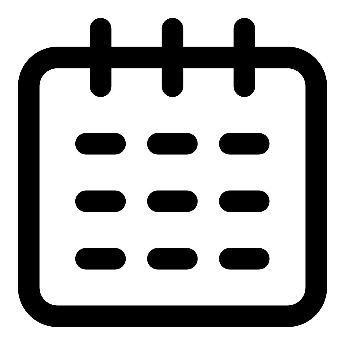 calendar icon