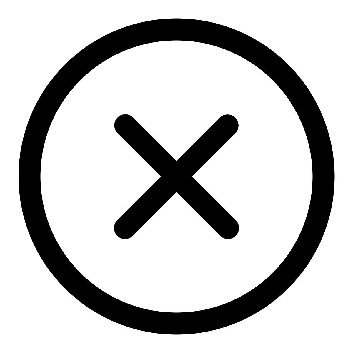 cancel icon
