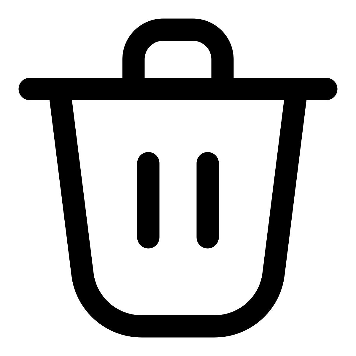 trash bin icon