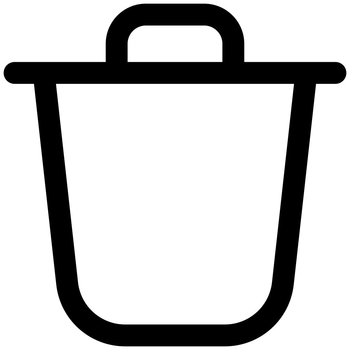 trash bin icon