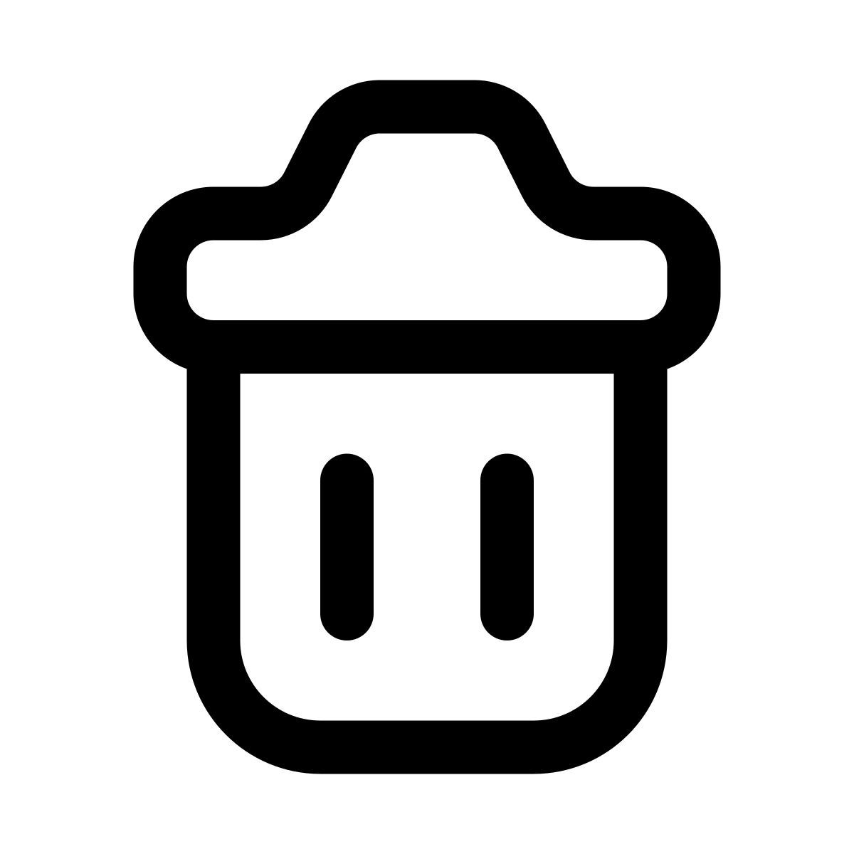 trash bin icon