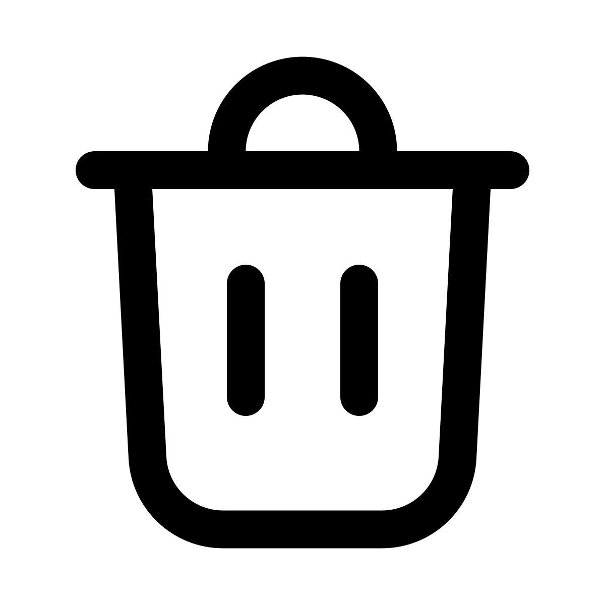 trash bin icon