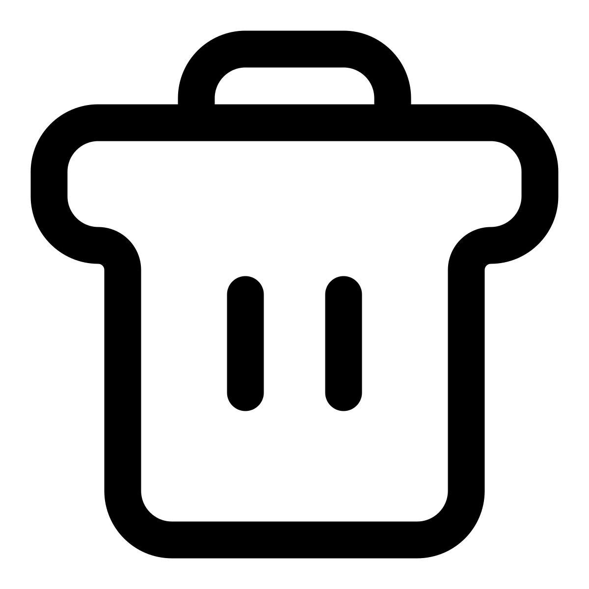 trash bin icon