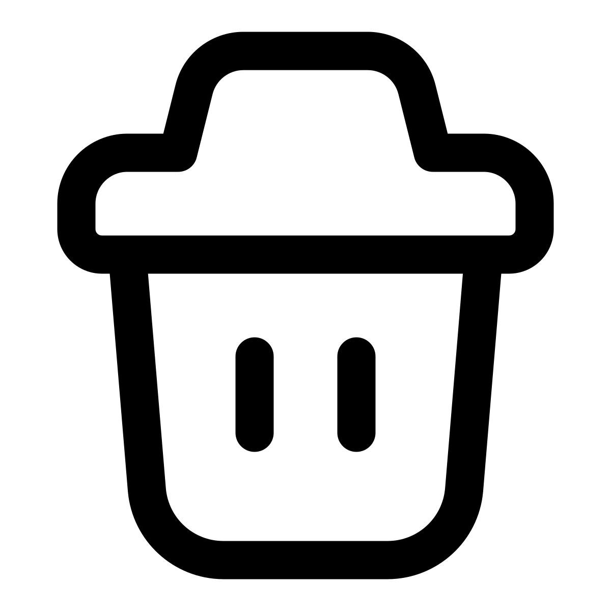 trash bin icon