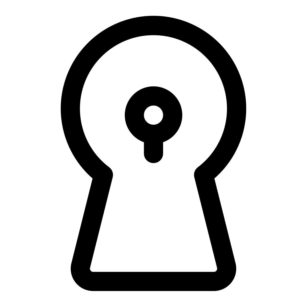 key hole icon
