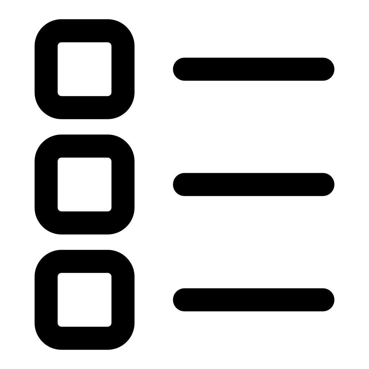 list icon