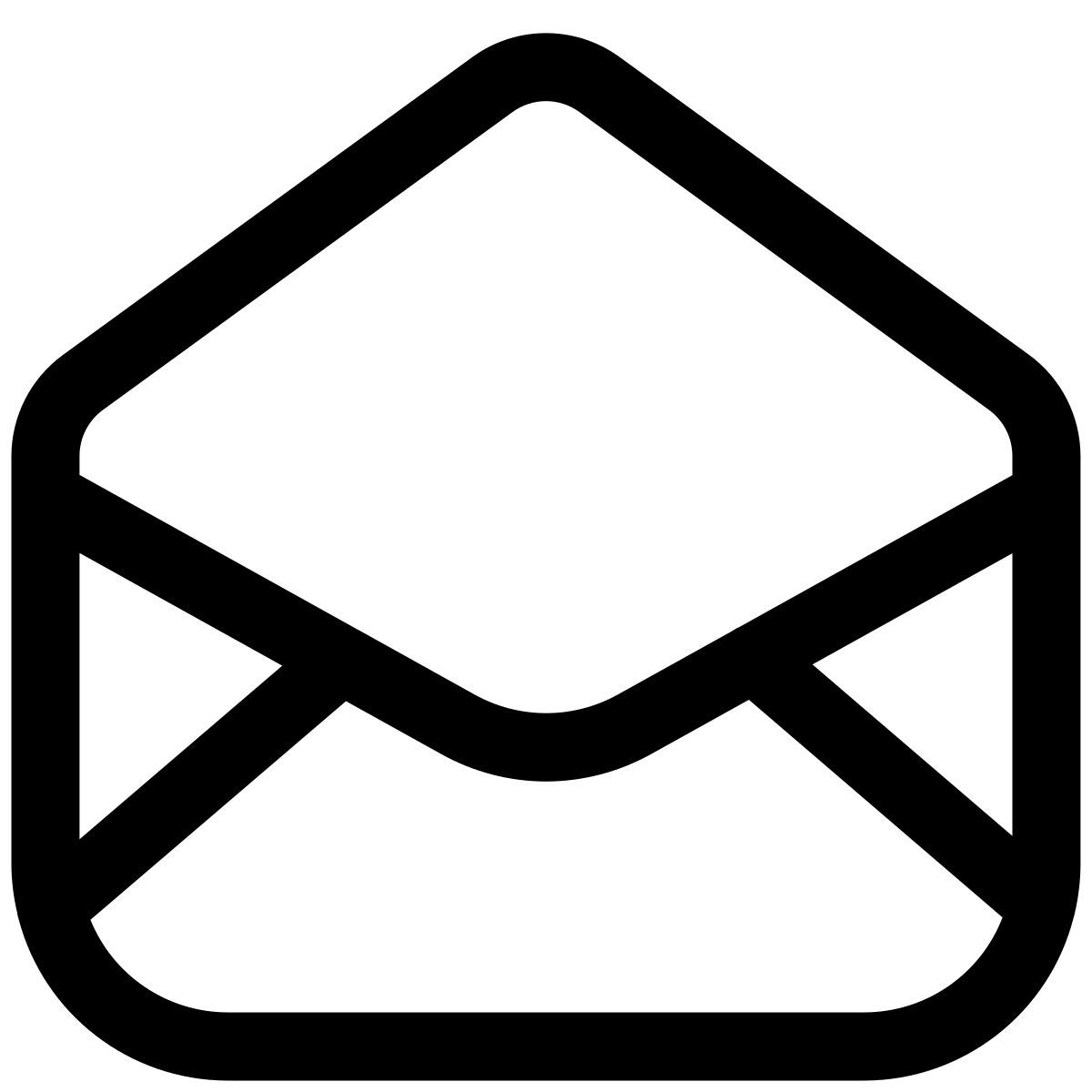 open envelope icon