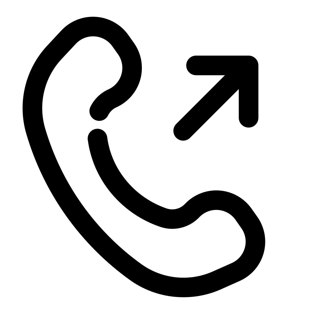 outgoing call icon