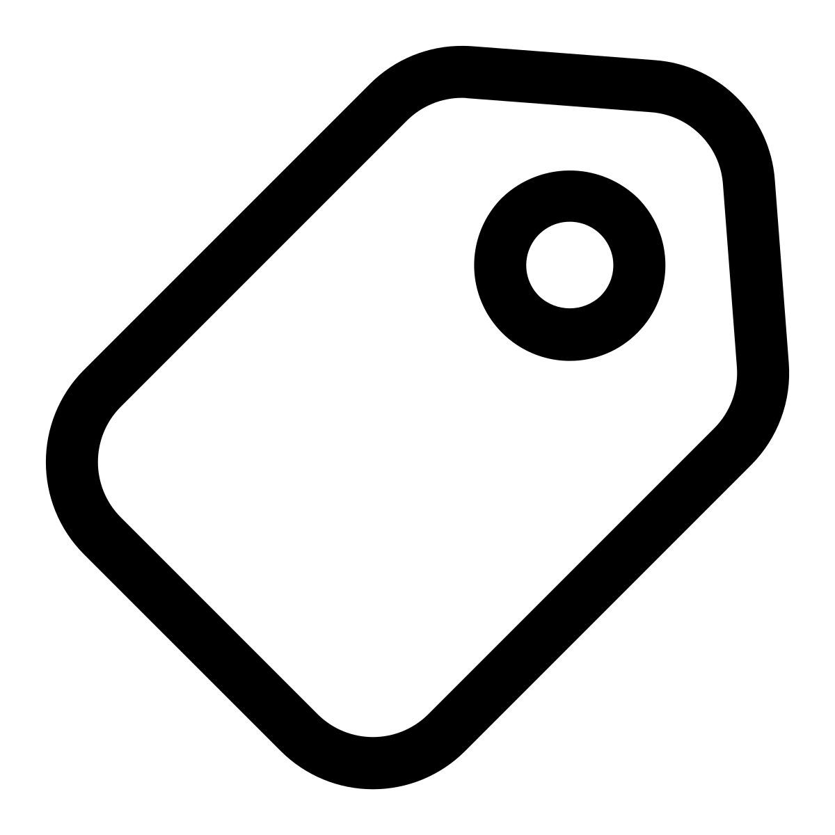 étiquette de prix icon