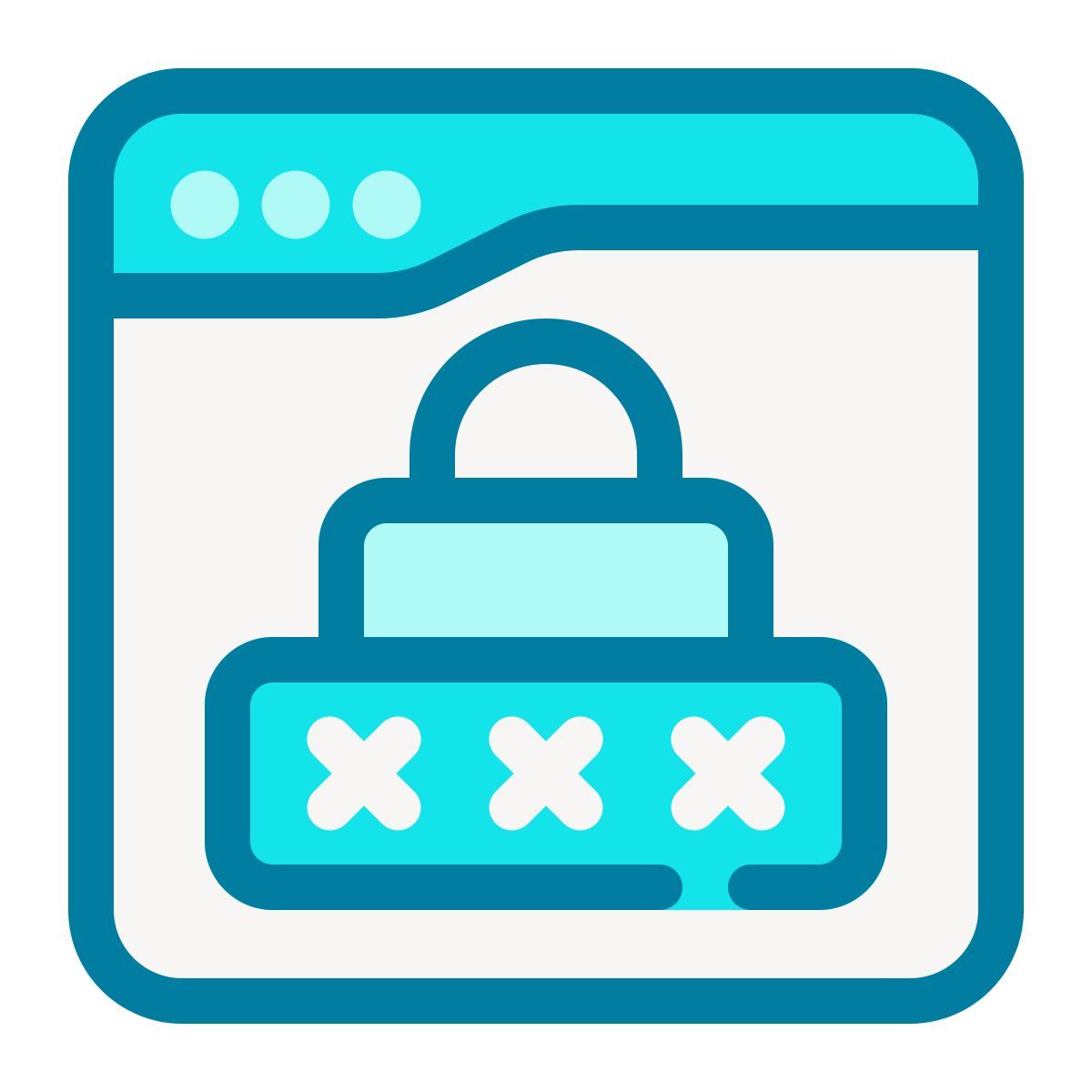 sicurezza web icon